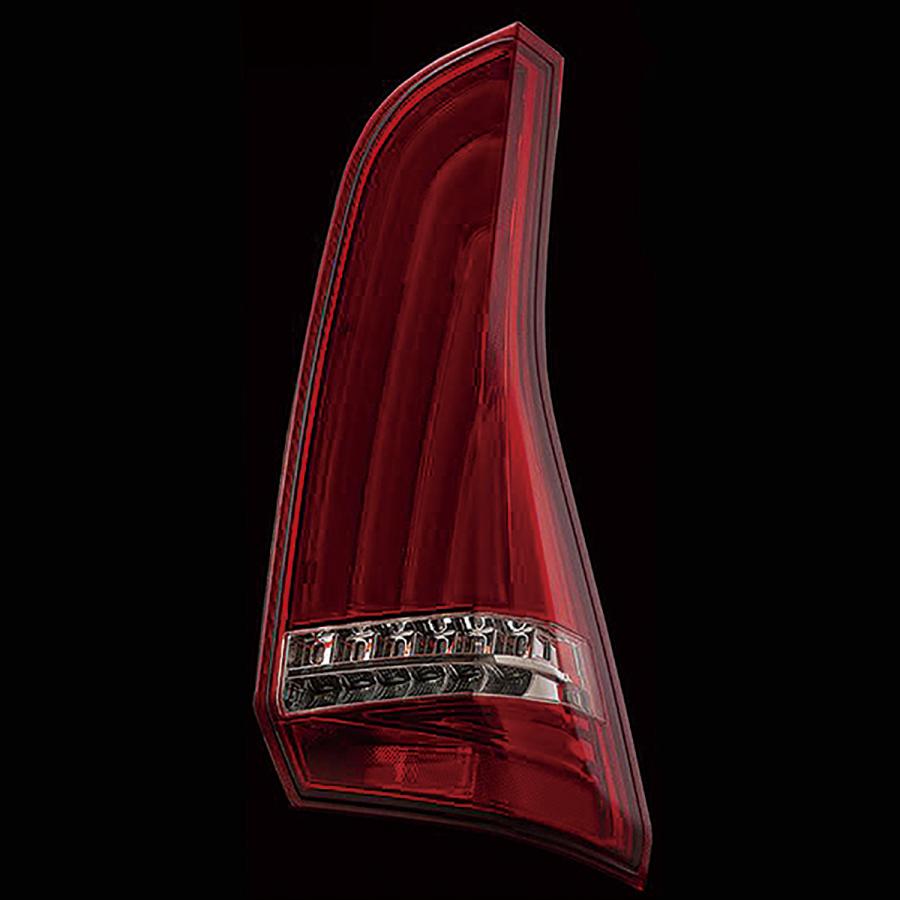 VALENTI ヴァレンティ  ジュエルLEDテールランプREVO シーケンシャル TN27SER-HC-1 ハーフレッド/クローム ニッサン セレナ