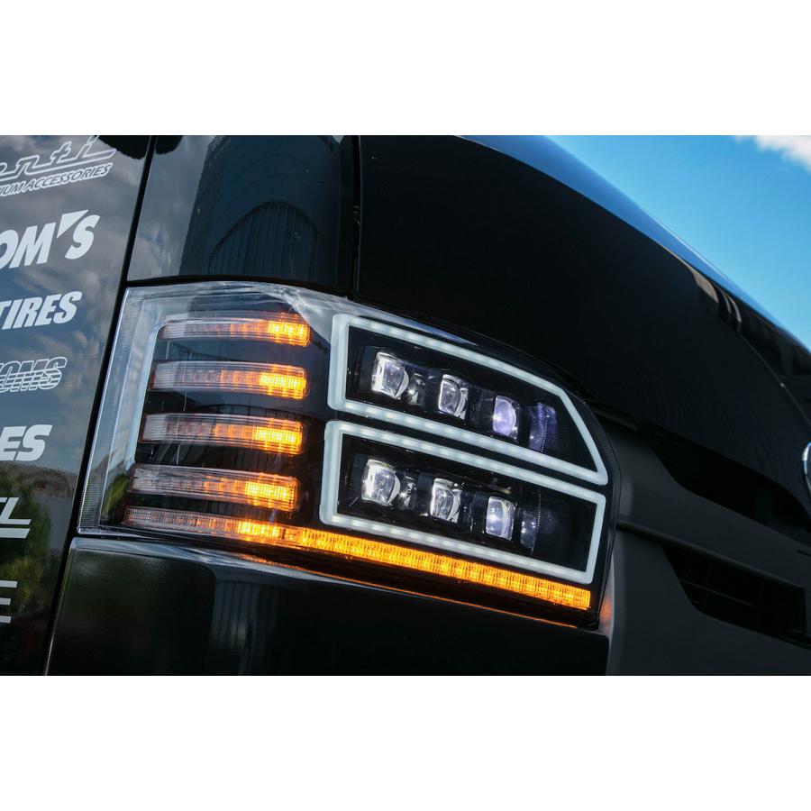 ハイエース　4型以降ヴァレンティヘッドライト　ウルトラ　美品 ヴァレンティ VALENTI ジュエルヘッドランプ ウルトラ HL200A-CM