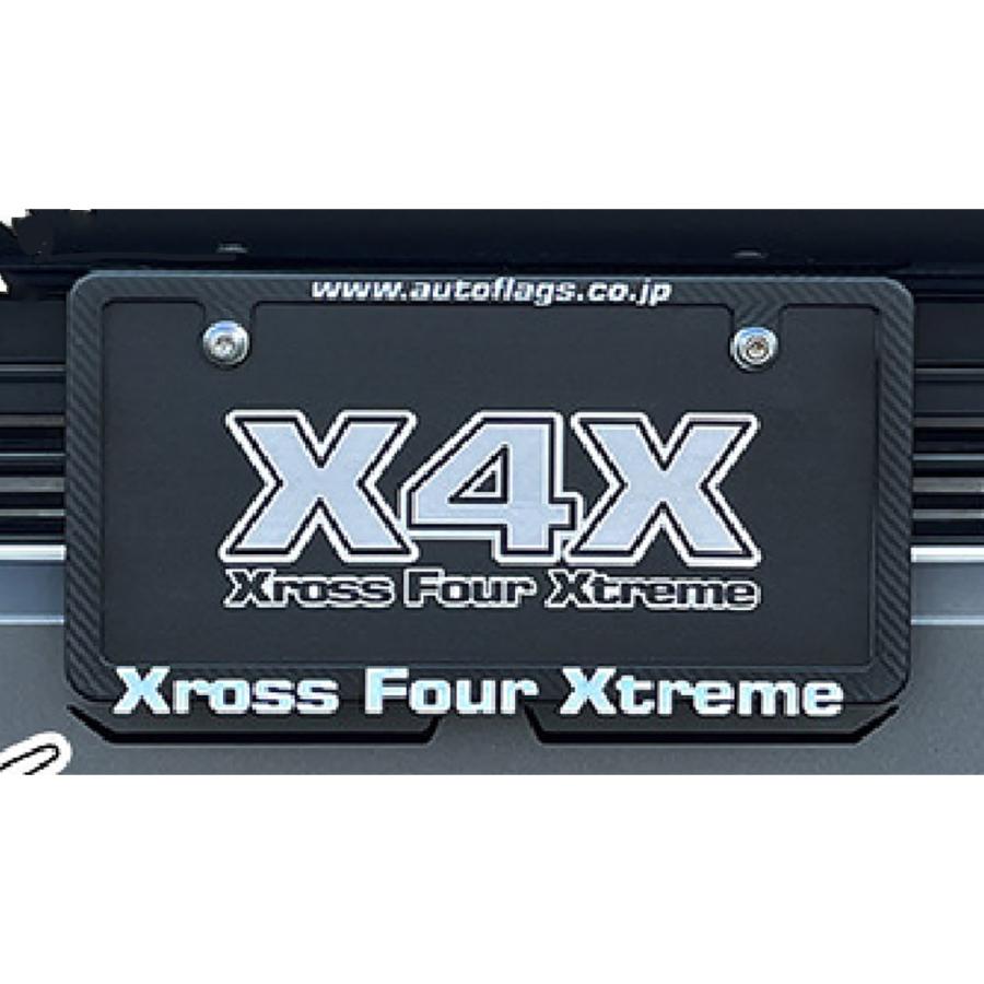 autoflags オートフラッグス 3Dロゴナンバーフレームスリム サンド