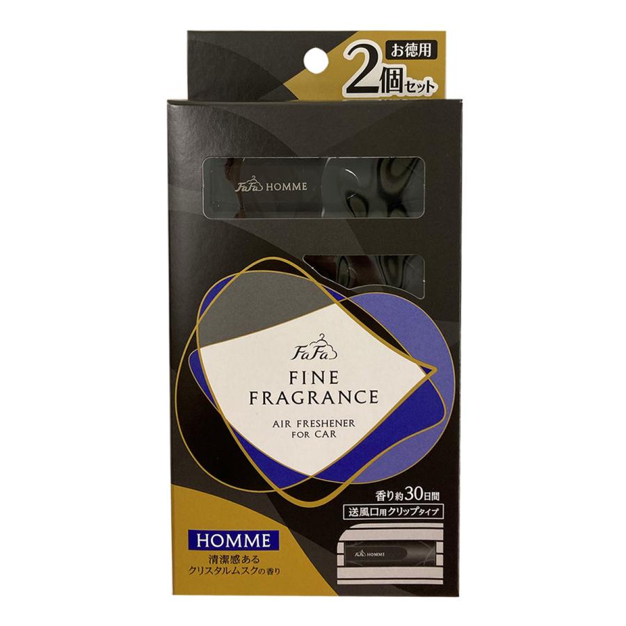 ファーファ ファインフレグランス 車用芳香消臭剤 オム 2個入 オートバックスyahoo ショッピング店 通販 Yahoo ショッピング