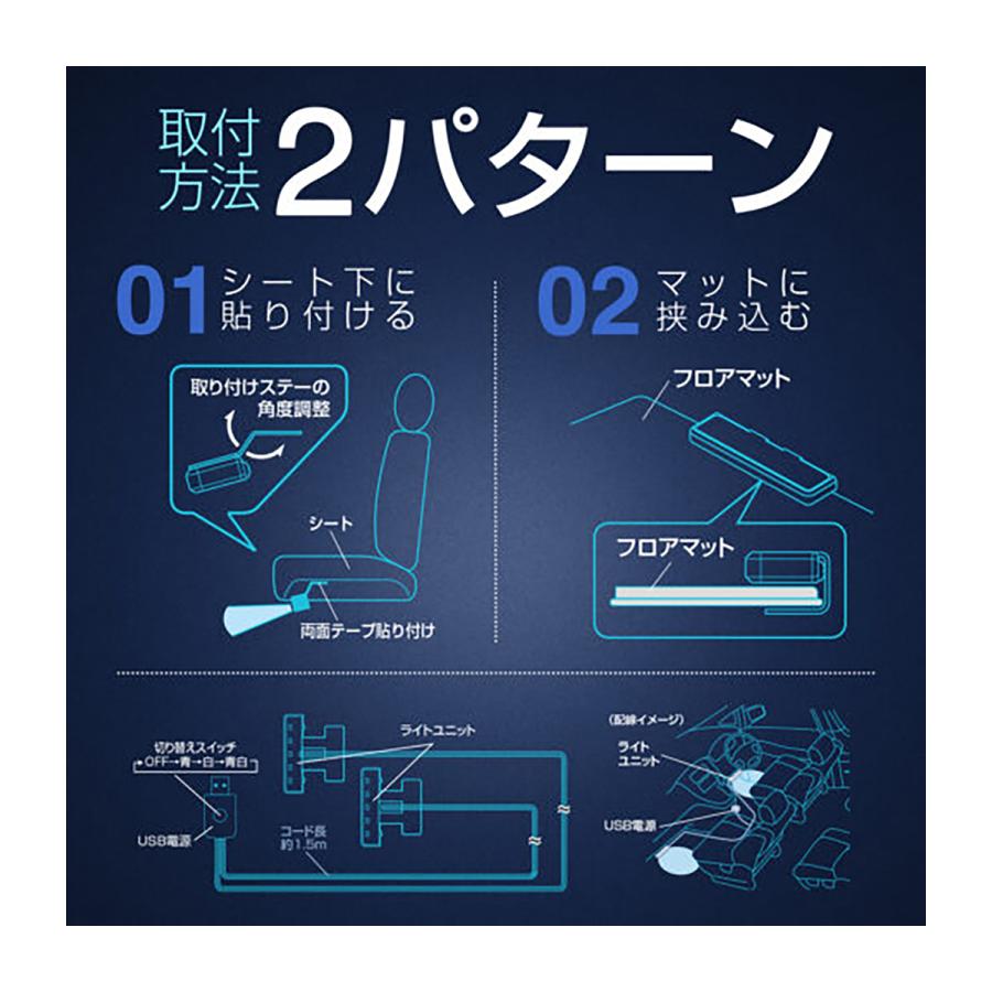 SEIWA LEDフロアライトUSB 2連 F338 : オートバックスYahoo SEIWA LEDフロアライトUSB 2連 F338 : オートバックスYahoo