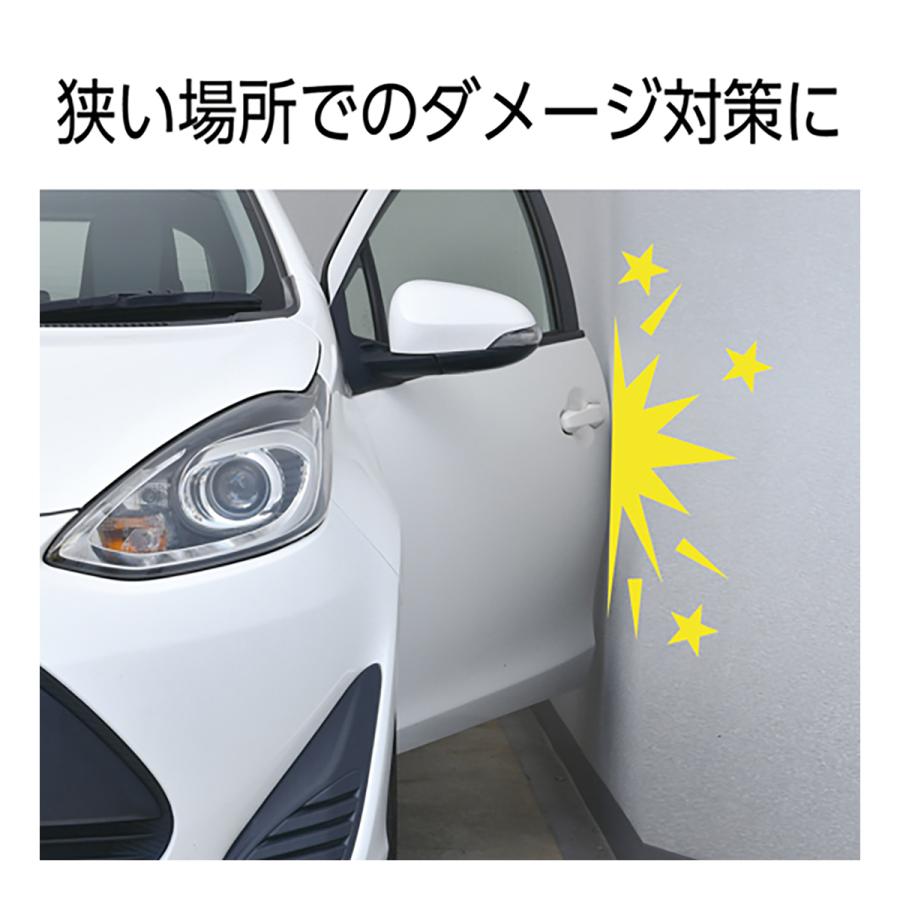 SEIWA（セイワ） SEIWA J型ドアモール6M ブラック／クローム K435