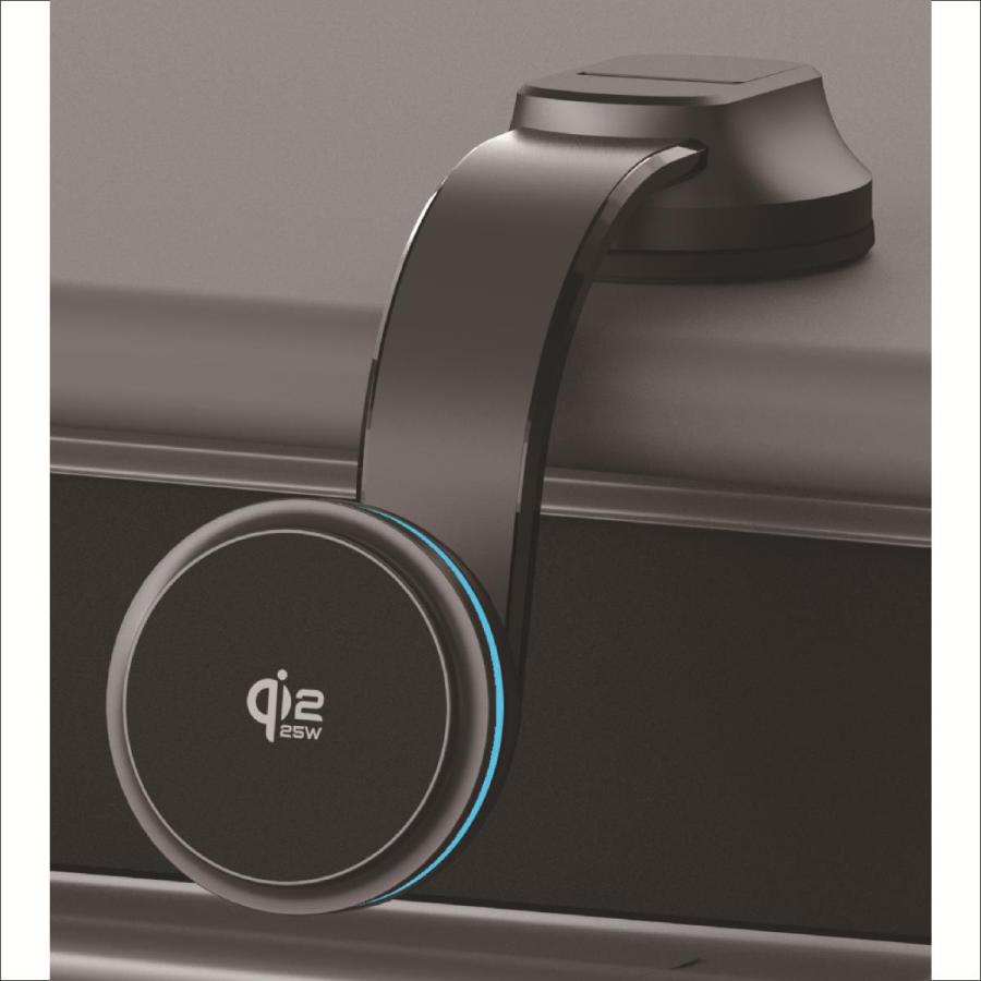 Kashimura（カシムラ） KW63 Qi2/25Wマグネットワイヤレス充電器 冷却