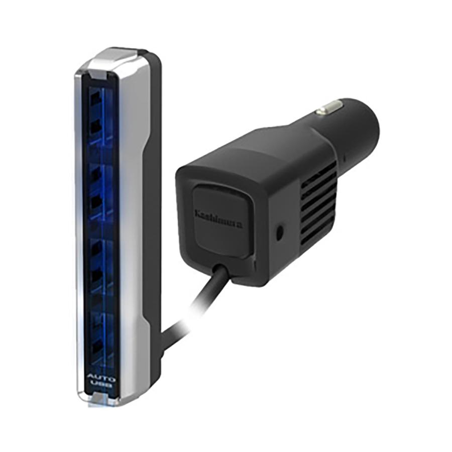 Kashimura（カシムラ） DC-7.2A-リーバシブルUSB 4ポート 自動判定