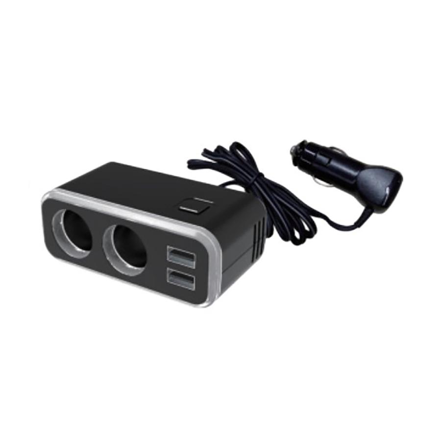 Kashimura 2連セパレートソケット 2USB-4.8A レインボーライト Kashimura 2連セパレートソケット 2USB-4.8A レインボーライト