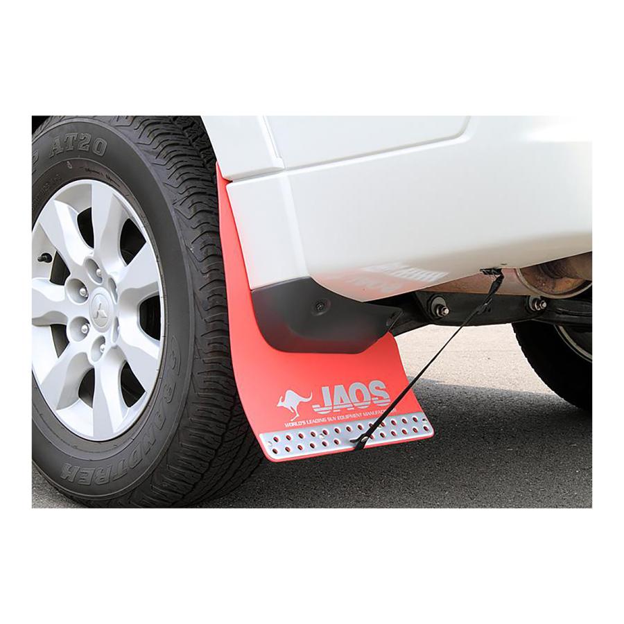 JAOS（ジャオス） マッドガードIII リヤセット レッド パジェロ V80
