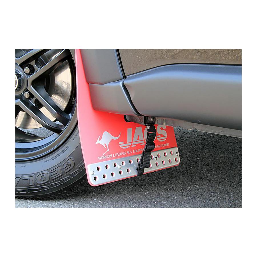 JAOS ジャオス マッドガードIII フロントセット レッド エクストレイル  