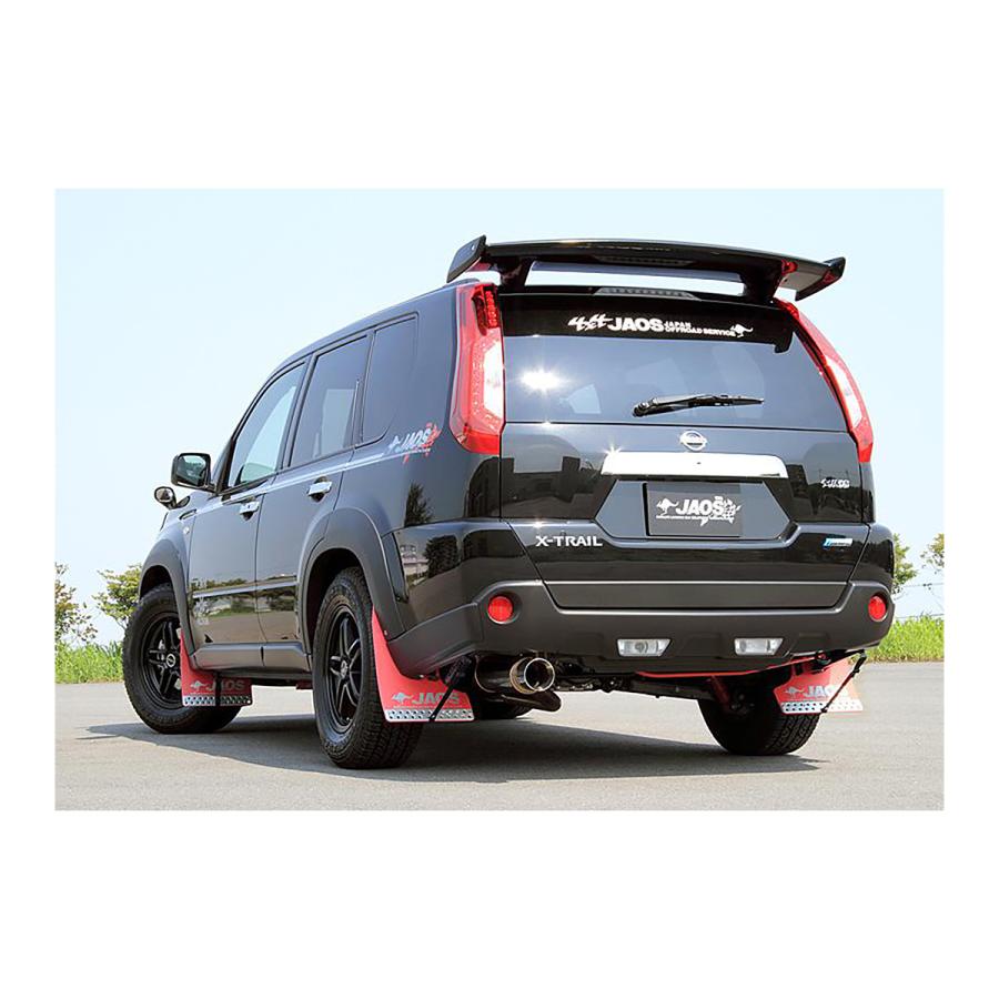 JAOS マッドガードⅢ フロントセットリヤセット レッド エクストレイル31系