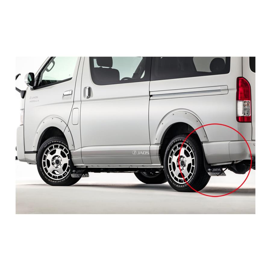 JAOS（ジャオス） マッドガードIII リヤセット B622201R ブラック