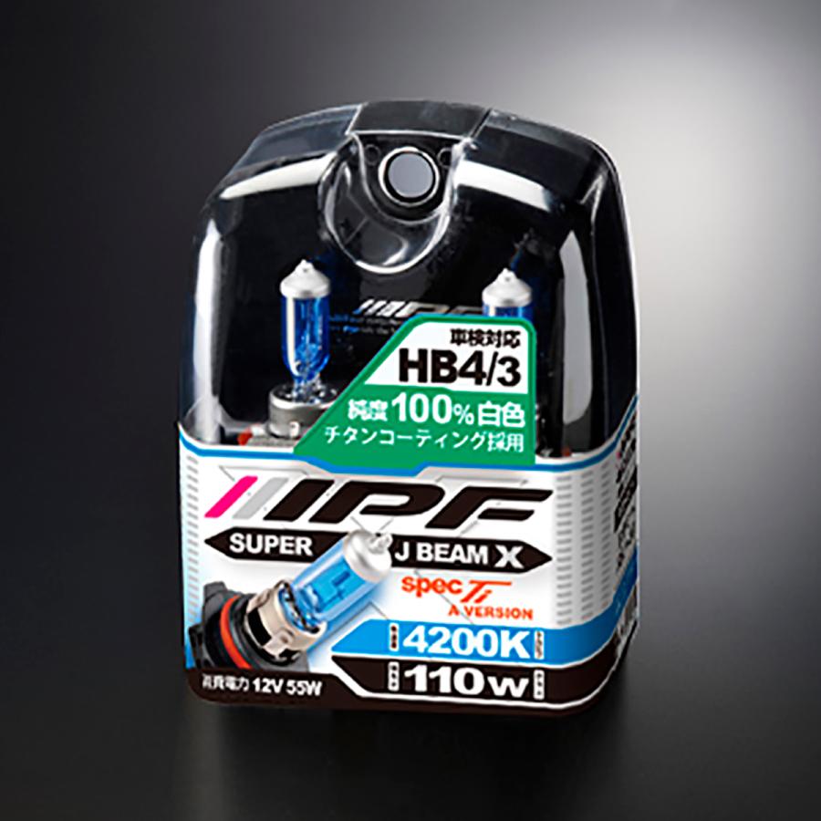 IPF IPF SUPER J BEAM X 42J5 4200K HB3/4 : オートバックスYahoo