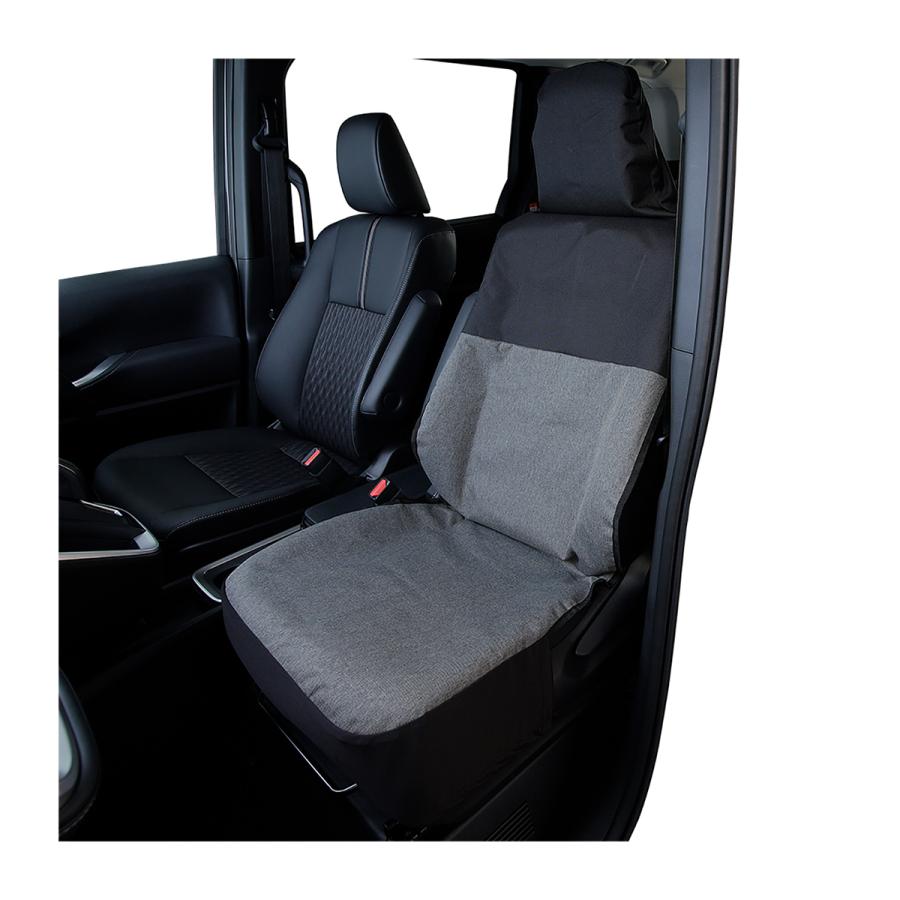 錦産業 Tomboy オフロードデニム シートカバー OR-4815 ブラック