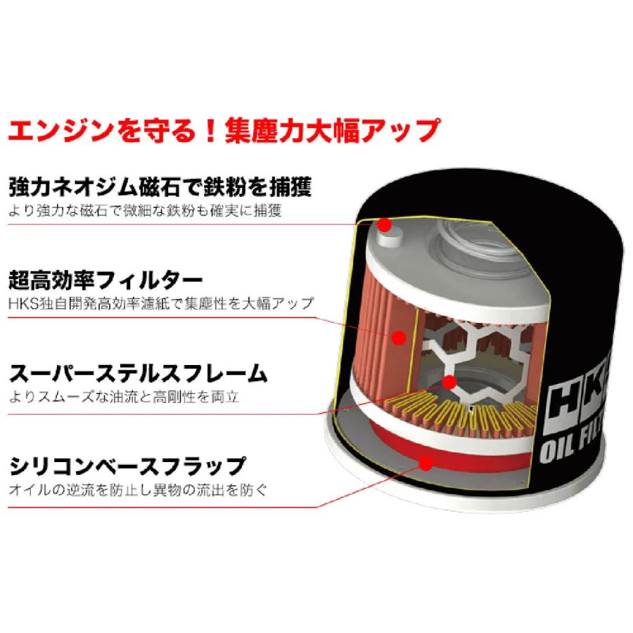 【新品未開封】 HKS（エッチケーエス） OIL FILTER φ65-H67 TYPE7 52009-AK017