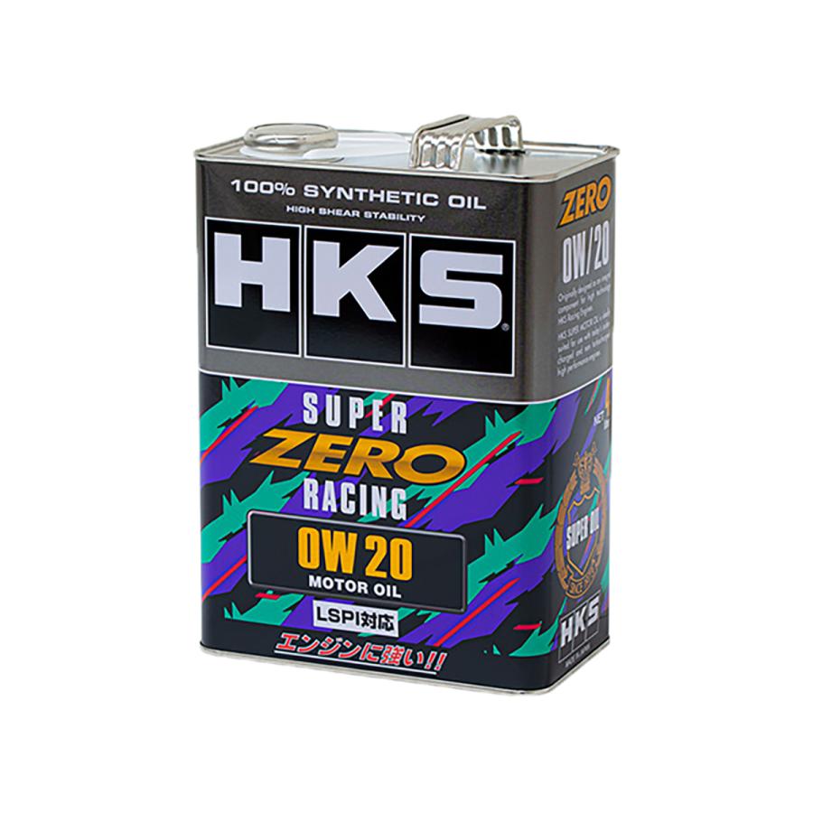 HKS エッチ・ケー・エス SUPER ZERO RACING 0W20 4L 合成油 HKS エッチ・ケー・エス SUPER ZERO RACING 0W20 4L 合成油