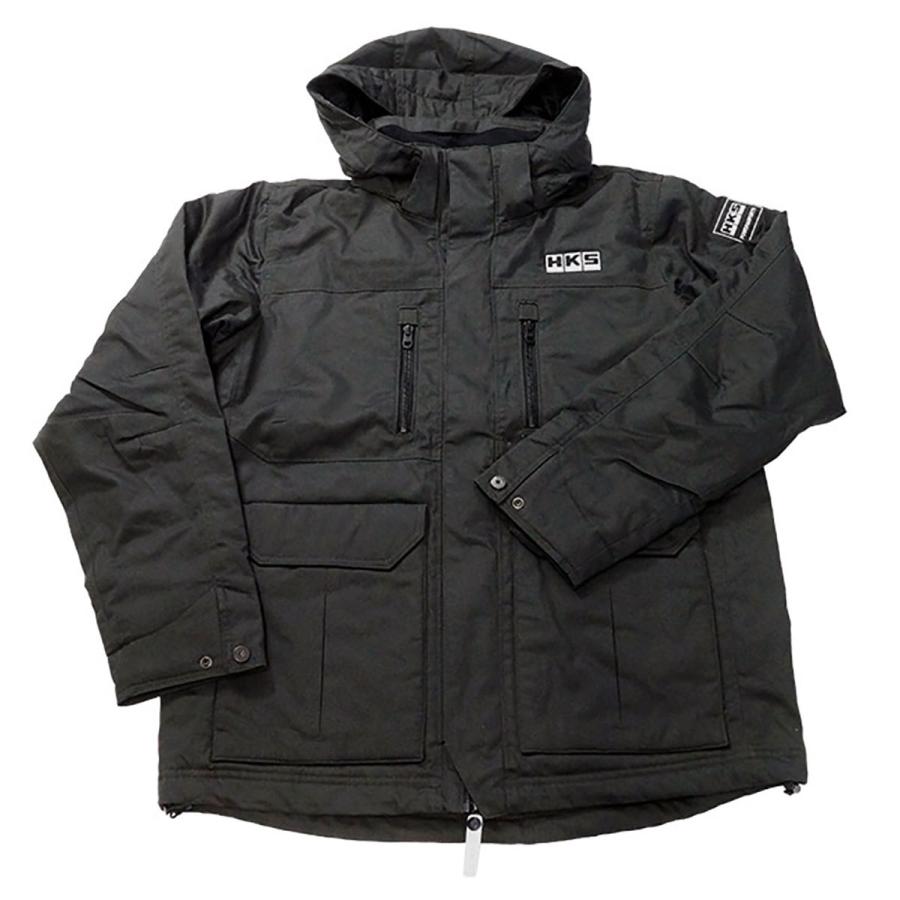 HKS - WARM JACKET 51007-AK302 M大きさ 濃灰色薄墨色 モータースポーツ用品-自動車