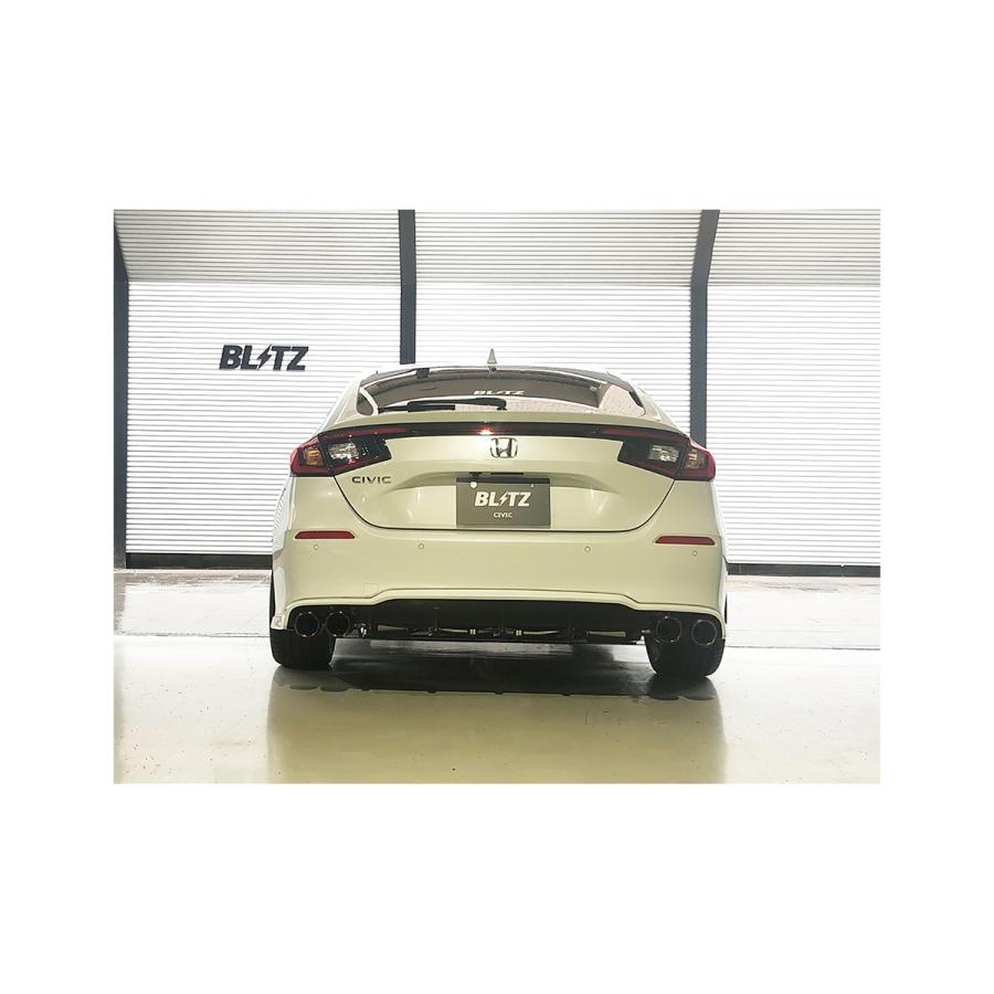 シビックFL1 RS BLITZマフラー ホンダ シビック FL1 BLITZ NUR-SPECマフラーQuad モデルカスタム