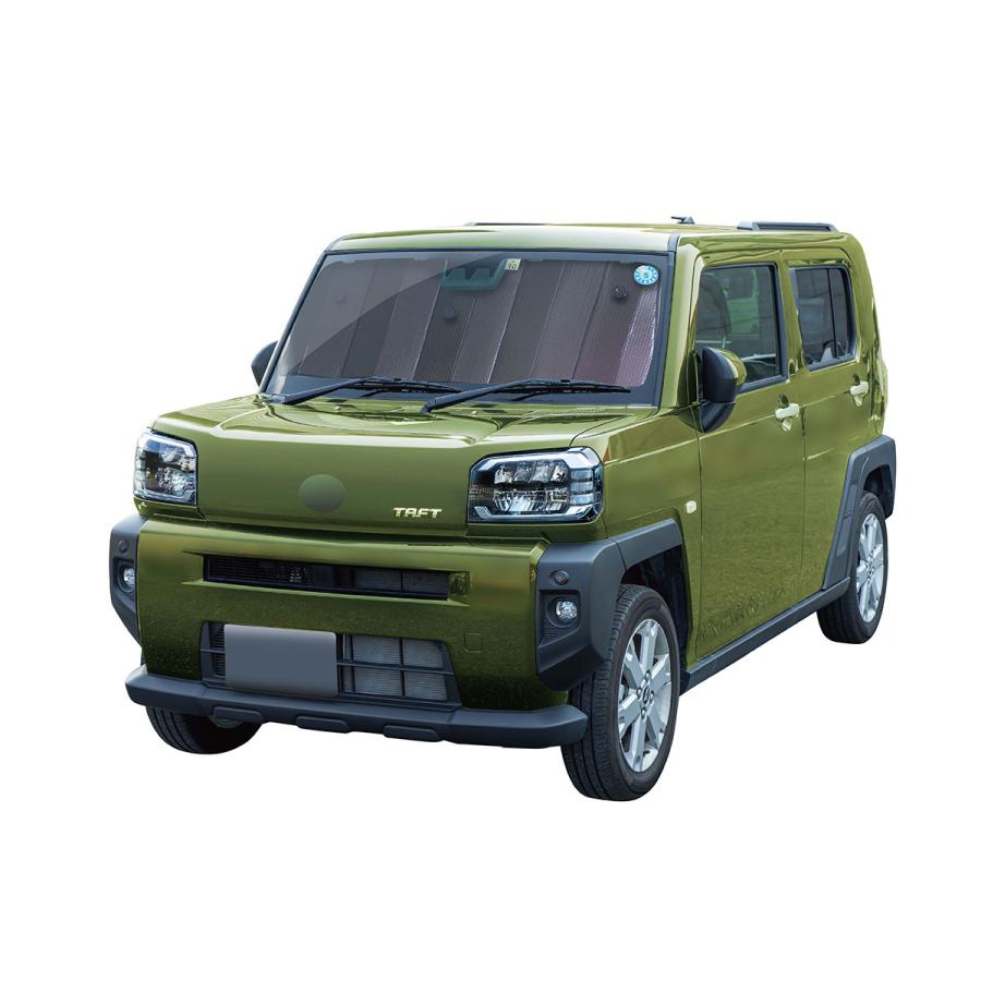 クレトム タフト専用 フロントウィンド用シェード カーボン調 SA397