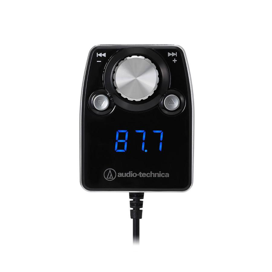 audio-technica Bluetooth搭載FMトランスミッター AT-FMR5BT シルバー｜autobacs｜02