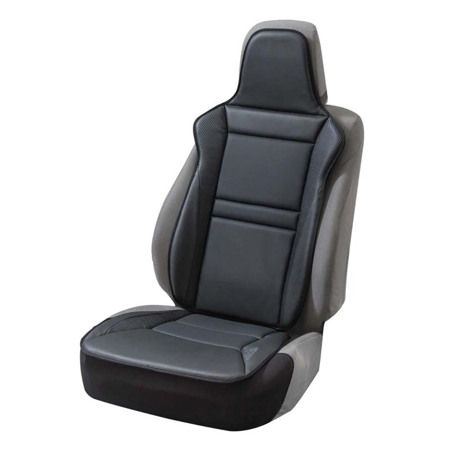 BONFORM レーシングレザー シートカバー 前席用 4078-91 BONFORM レーシングレザー シートカバー 前席用 4078-91