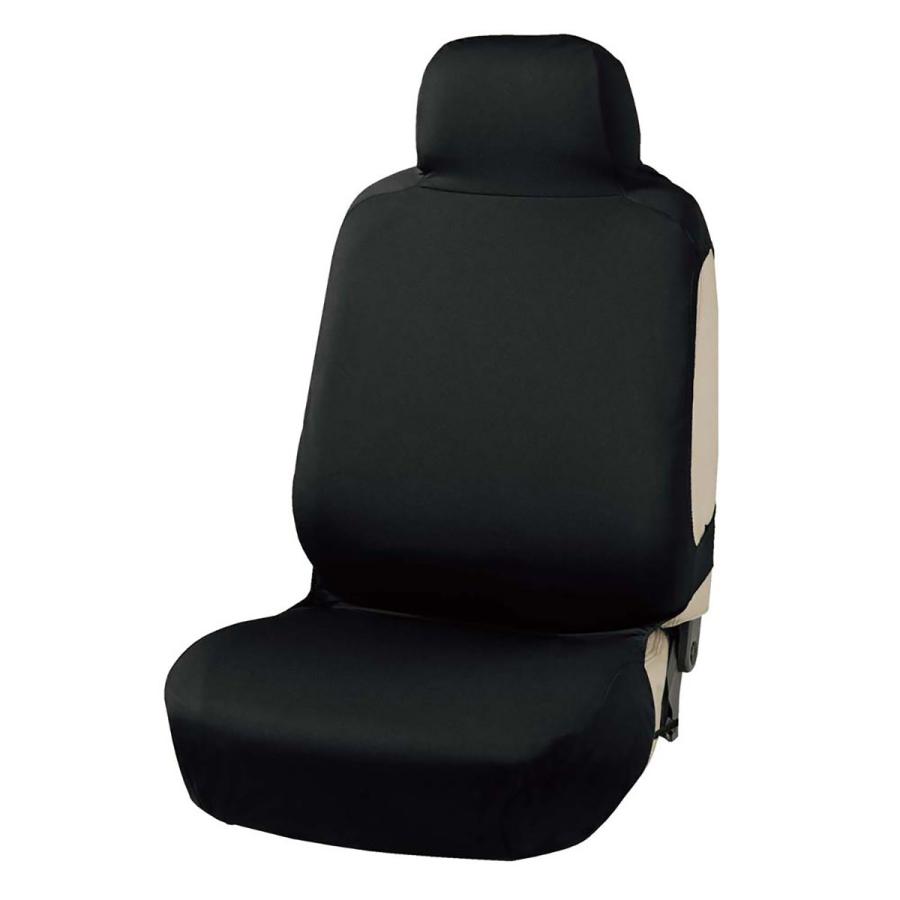 BONFORM（ボンフォーム） 防水ニットカバー 前席用 4089-10 ブラック