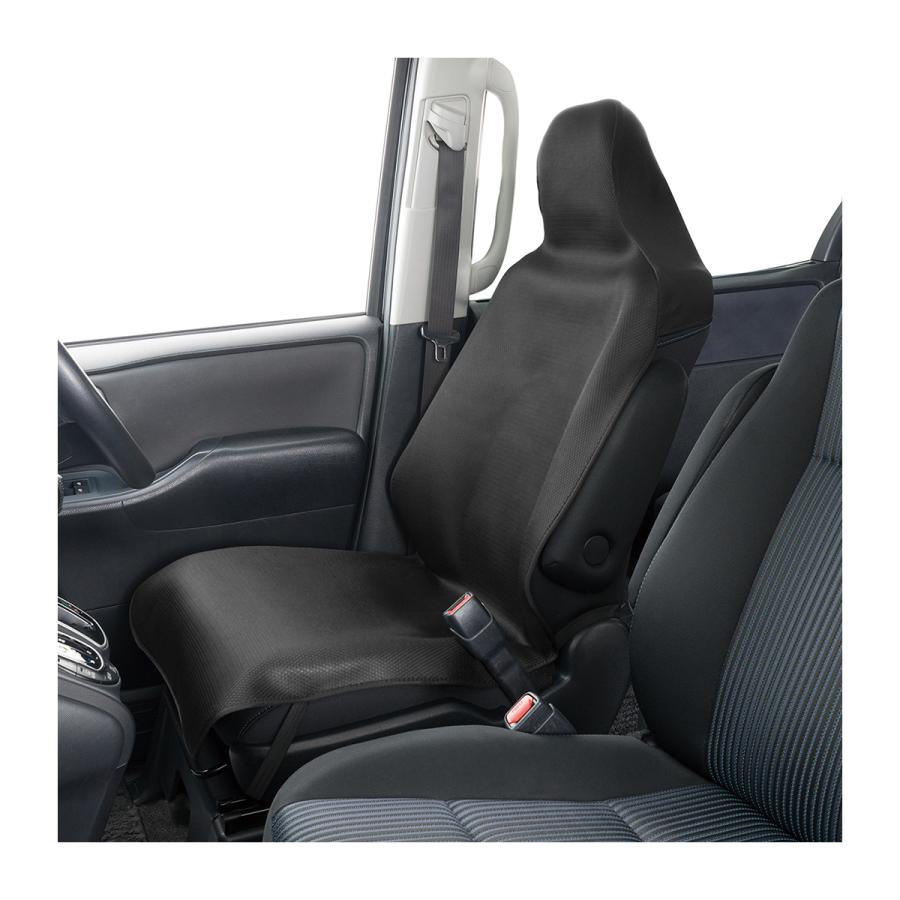 BONFORM メッシュネオ 前席用シートカバー ブラック 4118-10 BONFORM メッシュネオ 前席用シートカバー ブラック 4118-10