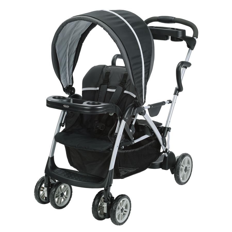 美品　GRACO ブラック 二人乗りベビーカー GRACO（グレコ） ルームフォーツー 二人乗りベビーカー 2053963
