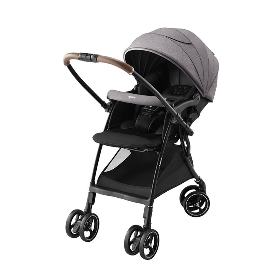 【美品】　Aprica アップリカ ラクーナクッション ベビーカー　グレー アップリカ Aprica ラクーナ クッション AG グレー GR