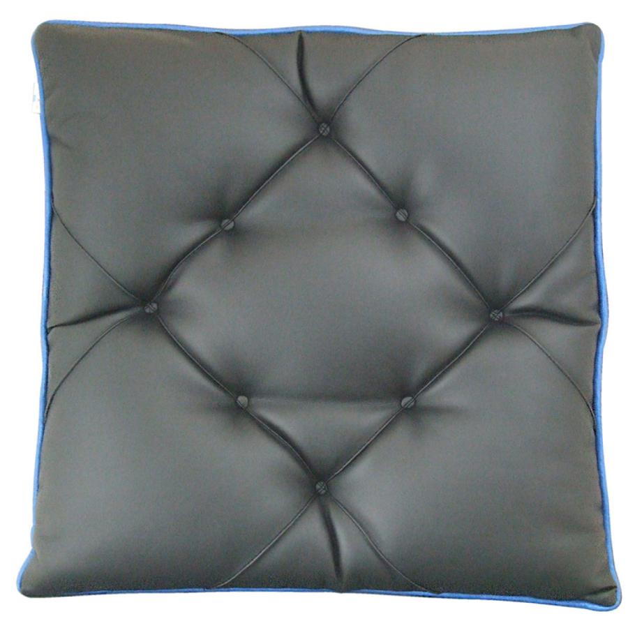 AQ レザー調クッション ブルー : オートバックスYahoo