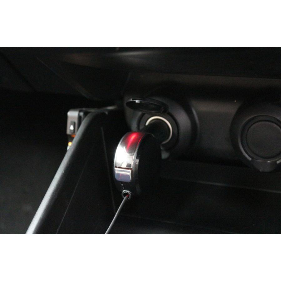 AQ 2.4Aライトニングリール充電器 C03 ブラック