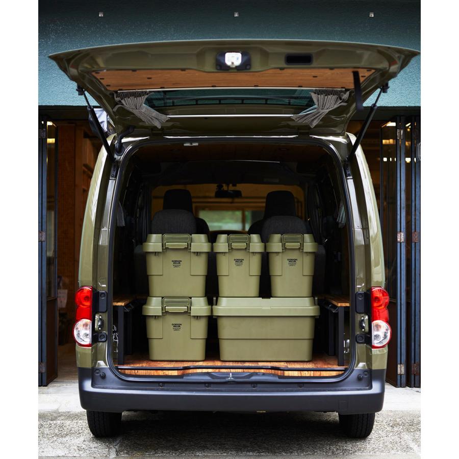 GORDON MILLER ゴードンミラー スタッキングトランクカーゴ 50L オリーブドラブ | オートバックス | 10