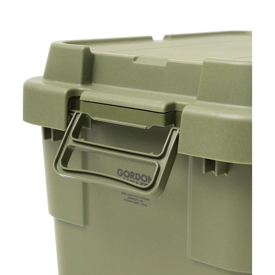 GORDON MILLER ゴードンミラー スタッキングトランクカーゴ 50L オリーブドラブ | オートバックス | 08