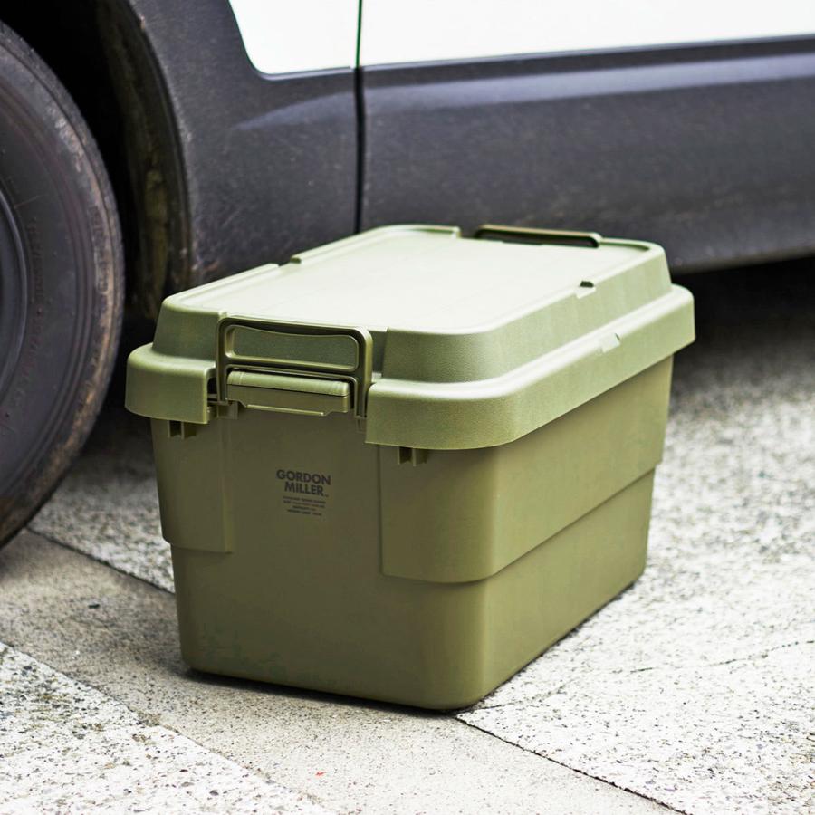 GORDON MILLER ゴードンミラー スタッキングトランクカーゴ 50L オリーブドラブ | オートバックス | 09