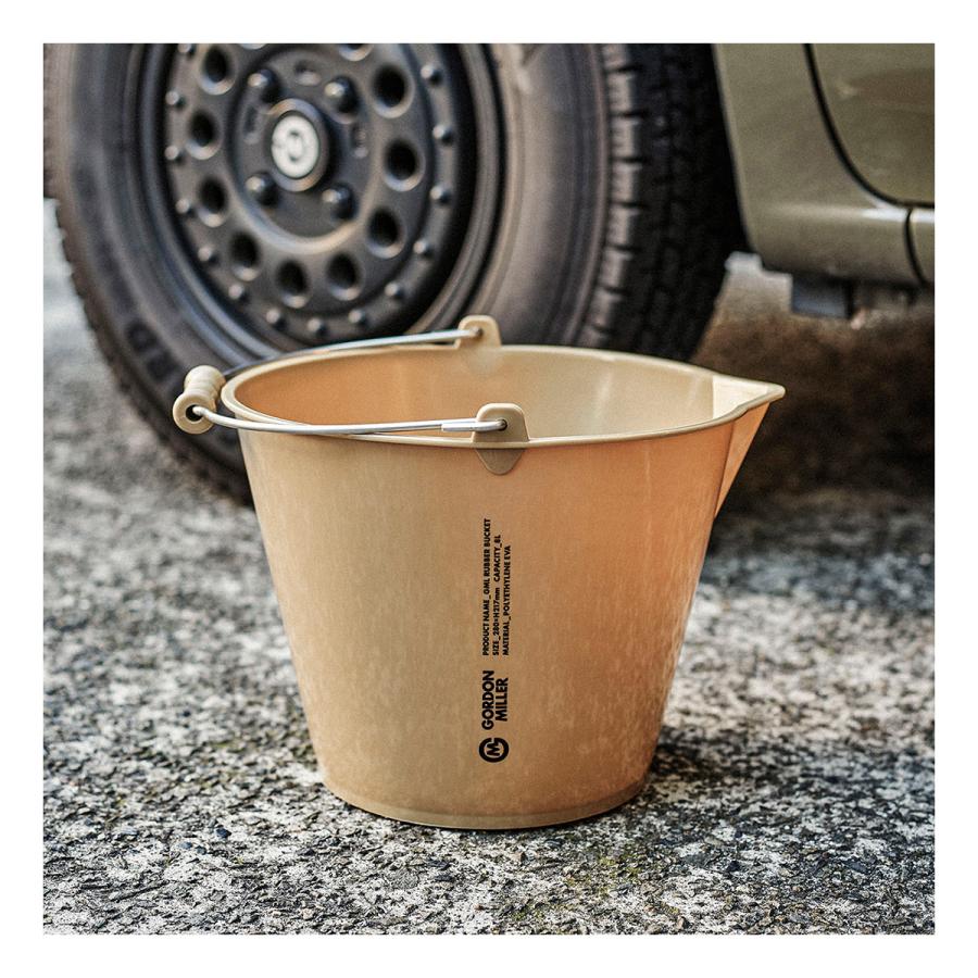 GORDON MILLER（ゴードンミラー） ラバーバケツ 8L コヨーテ