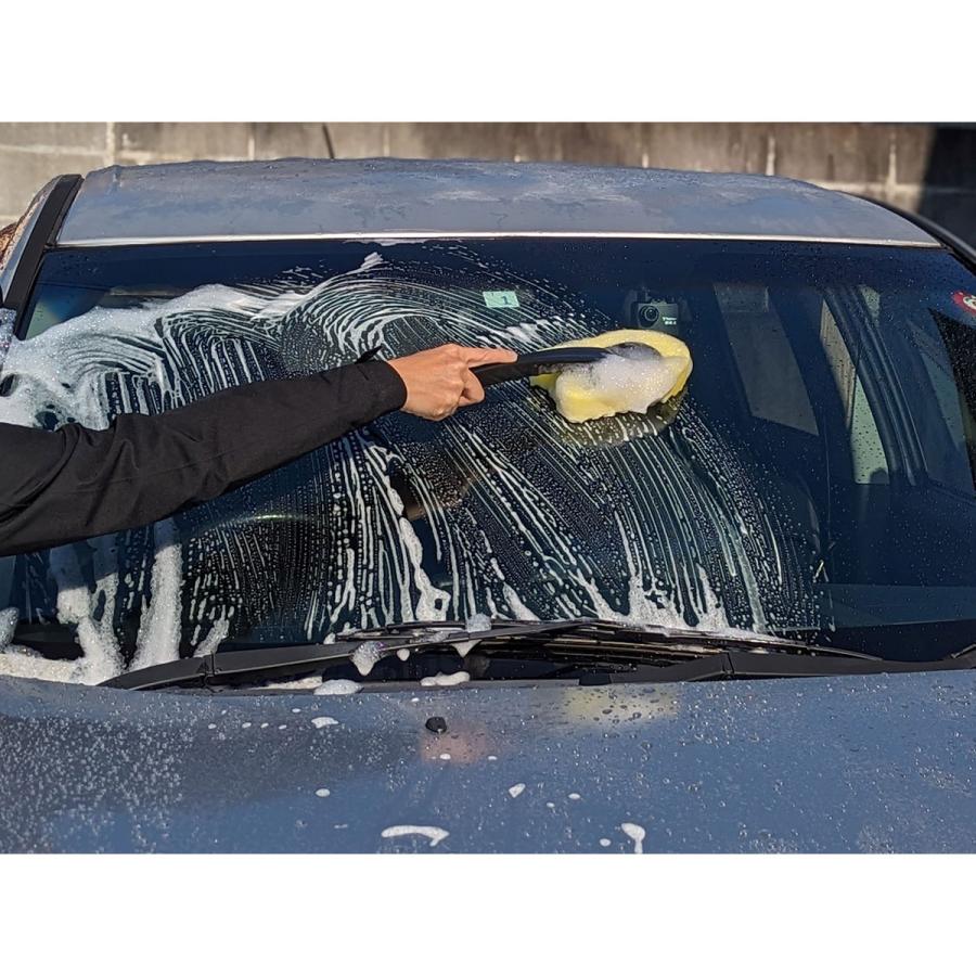 AQ.（オートバックスクオリティ） 取っ手付き波型洗車スポンジ