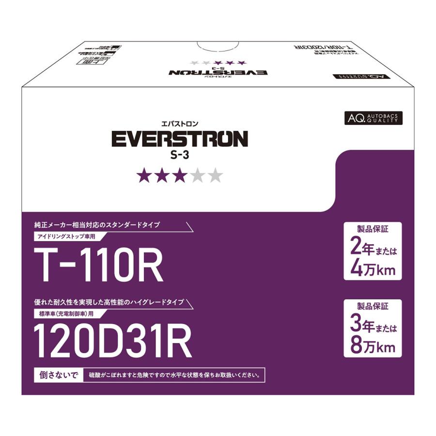 BOSCH（ボッシュ） EVERSTRON エバストロン 国産車用カーバッテリー S