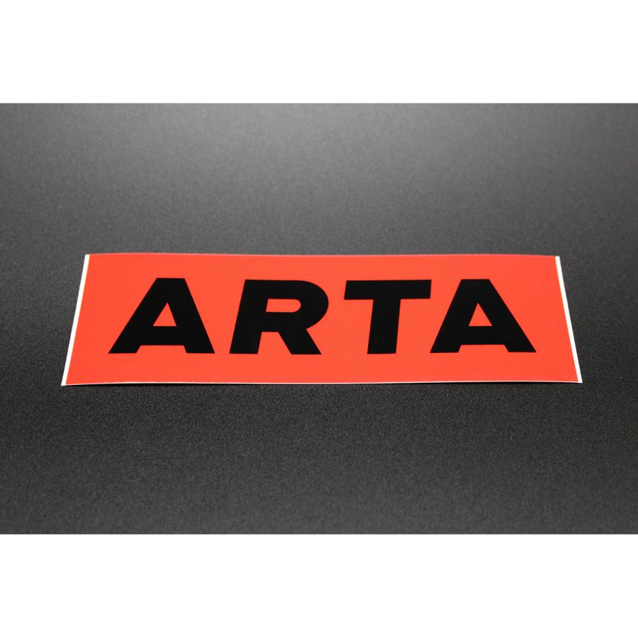 ARTA ロゴ ステッカー L レッド : オートバックスYahoo!ショッピング店