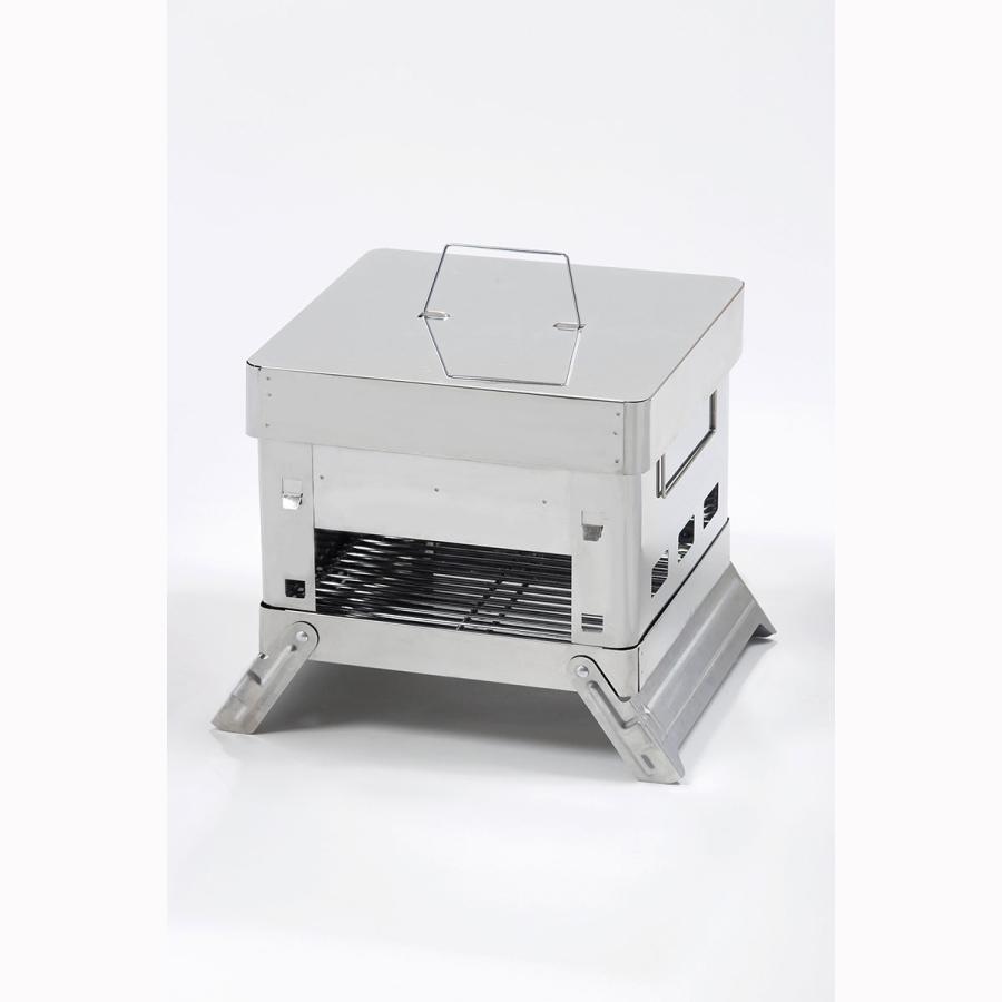 GREEN LIFE（グリーンライフ） 蓋付き折りたたみBBQコンロ OCB-32