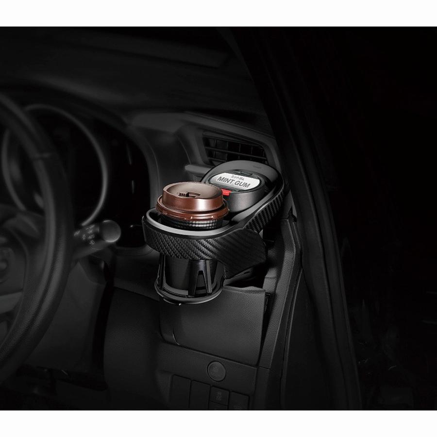 カーメイト CARMATE ツインカップホルダー クワトロ X カーボン調