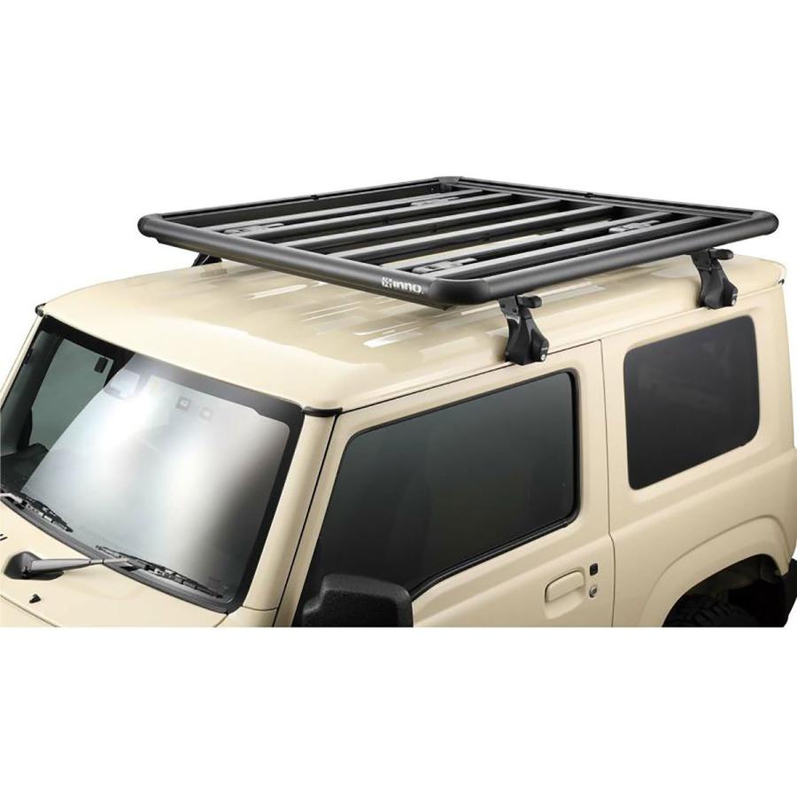 ルーフデッキ INNO CARMATE カーメイト INA520 ルーフデッキ140 ブラック