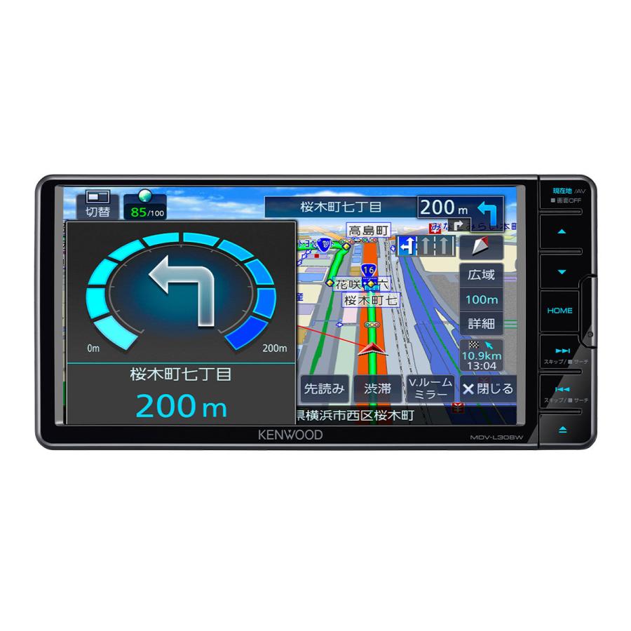 Kenwood 彩速ナビ Mdv L308w 7v型0mmワイドモデル Avナビゲーションシステム オートバックスyahoo ショッピング店 通販 Yahoo ショッピング