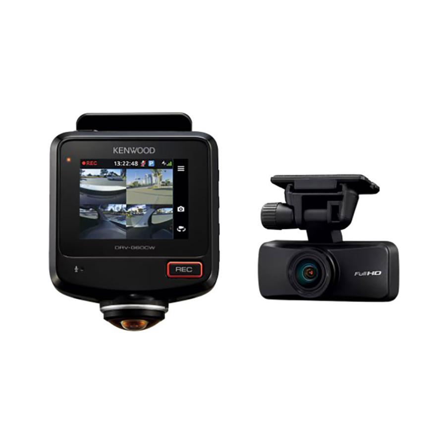 ケンウッド KENWOOD DRV-G60CW 360°撮影対応2カメラドライブ ケンウッド KENWOOD DRV-G60CW 360°撮影対応2カメラドライブ