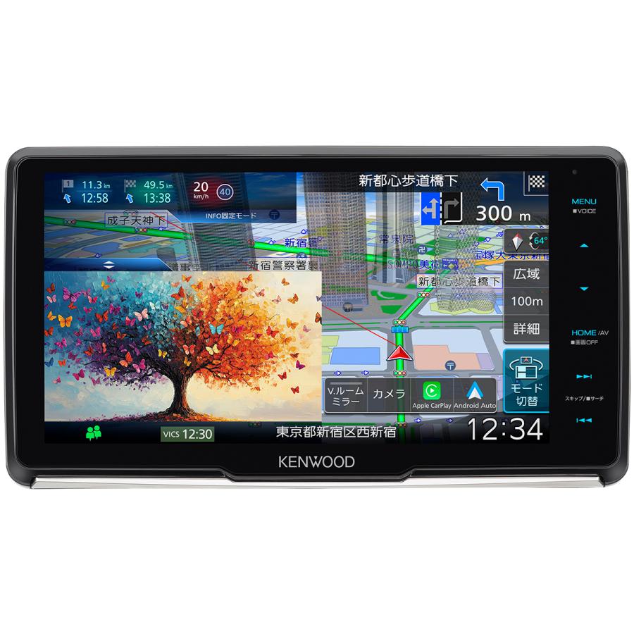ケンウッド KENWOOD MDV-M912F ワイヤレスApple CarPlay Android Auto