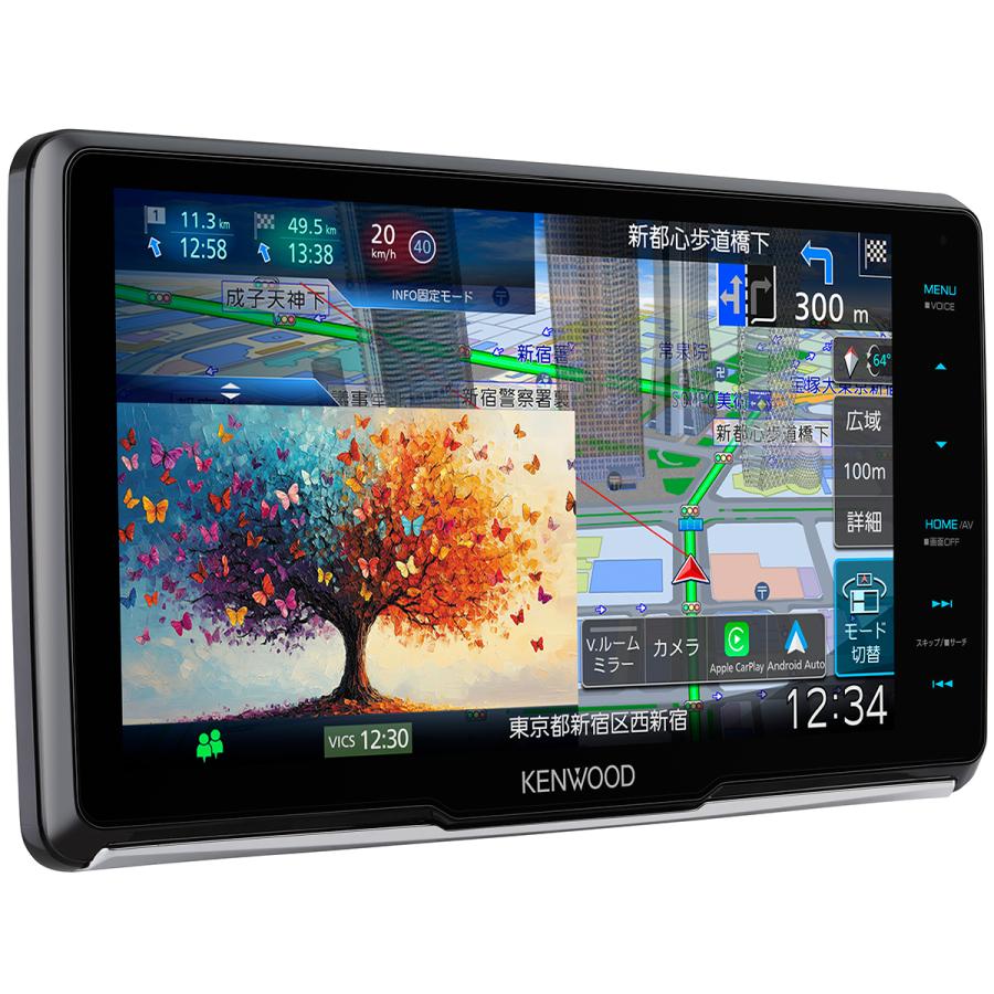 ケンウッド KENWOOD MDV-M912F ワイヤレスApple CarPlay Android Auto