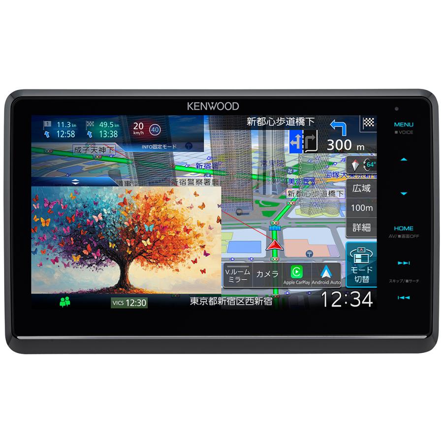 ケンウッド KENWOOD MDV-M812F Apple CarPlay Android Auto 地デジ