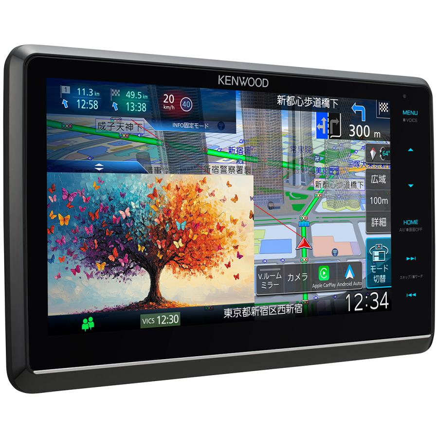 ケンウッド KENWOOD MDV-M812F Apple CarPlay Android Auto 地デジ