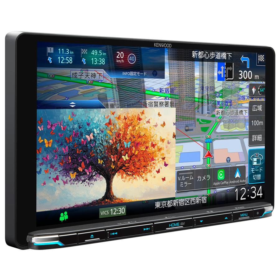 KENWOOD カーナビ Bluetooth対応 ケンウッド KENWOOD MDV-M912L ワイヤレスApple CarPlay Android Auto