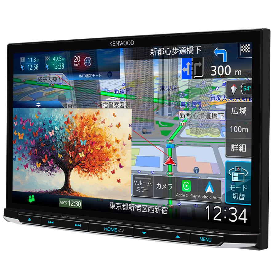 ケンウッド KENWOOD MDV-M812L Apple CarPlay Android Auto 地デジ