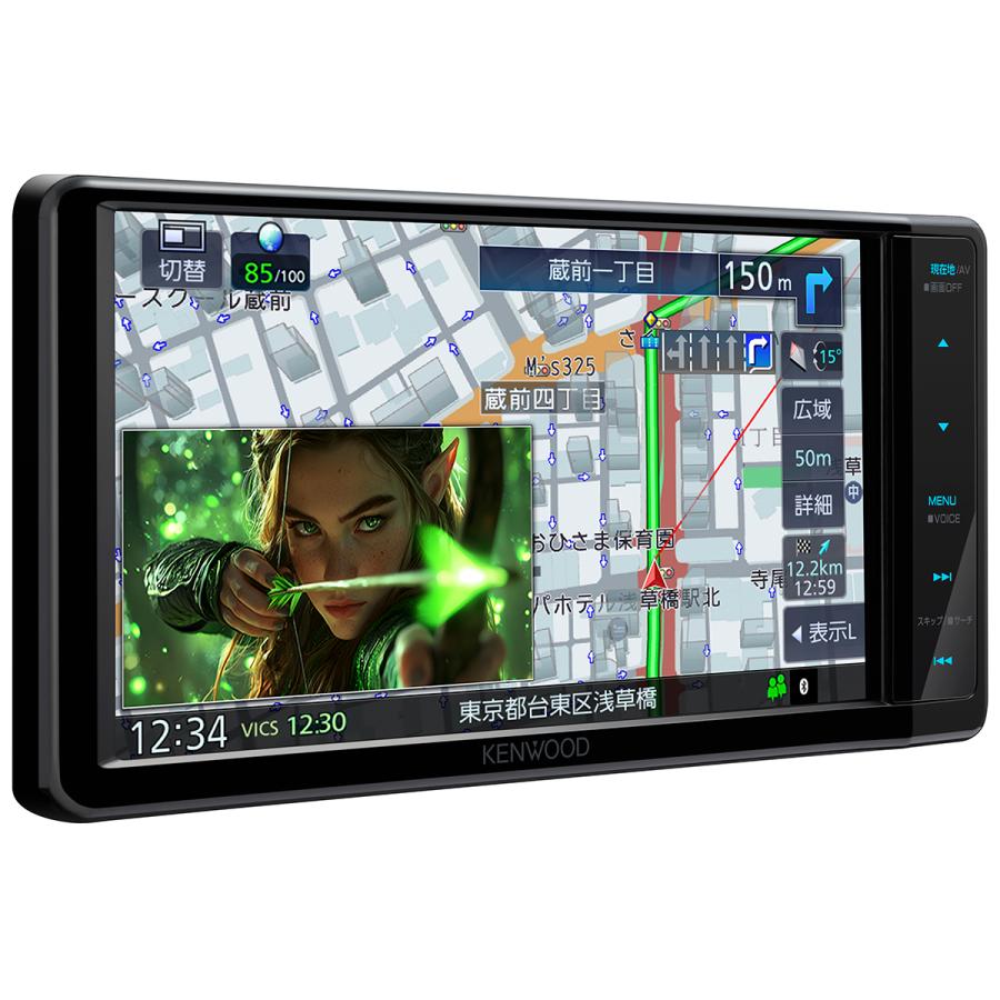 KENWOOD MDV-D706BTW カーナビ本体 彩速ナビ ケンウッド AVカーナビゲーション MDV-L613W