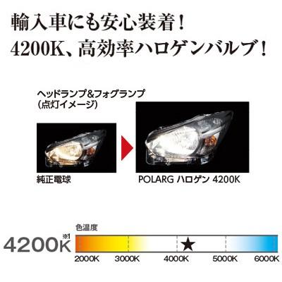 POLARG POLARG(ポラーグ/日星) ハロゲンバルブ ヘッドランプ H4 POLARG POLARG(ポラーグ/日星) ハロゲンバルブ ヘッドランプ H4