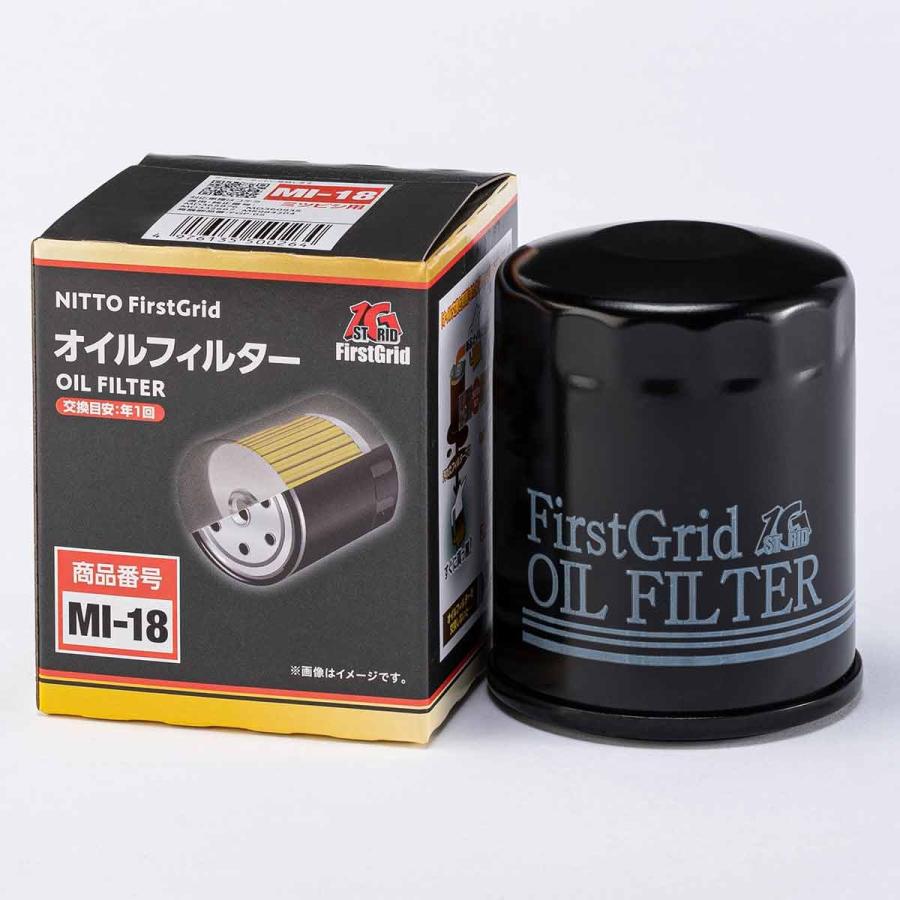 日東工業 FIRSTGRID 国産車用オイルフィルター MI-18 : オートバックス