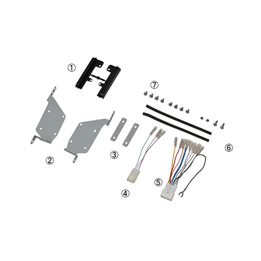 日東工業 200mmワイドナビゲーション／2DIN（1DIN+1DIN含む）用取付
